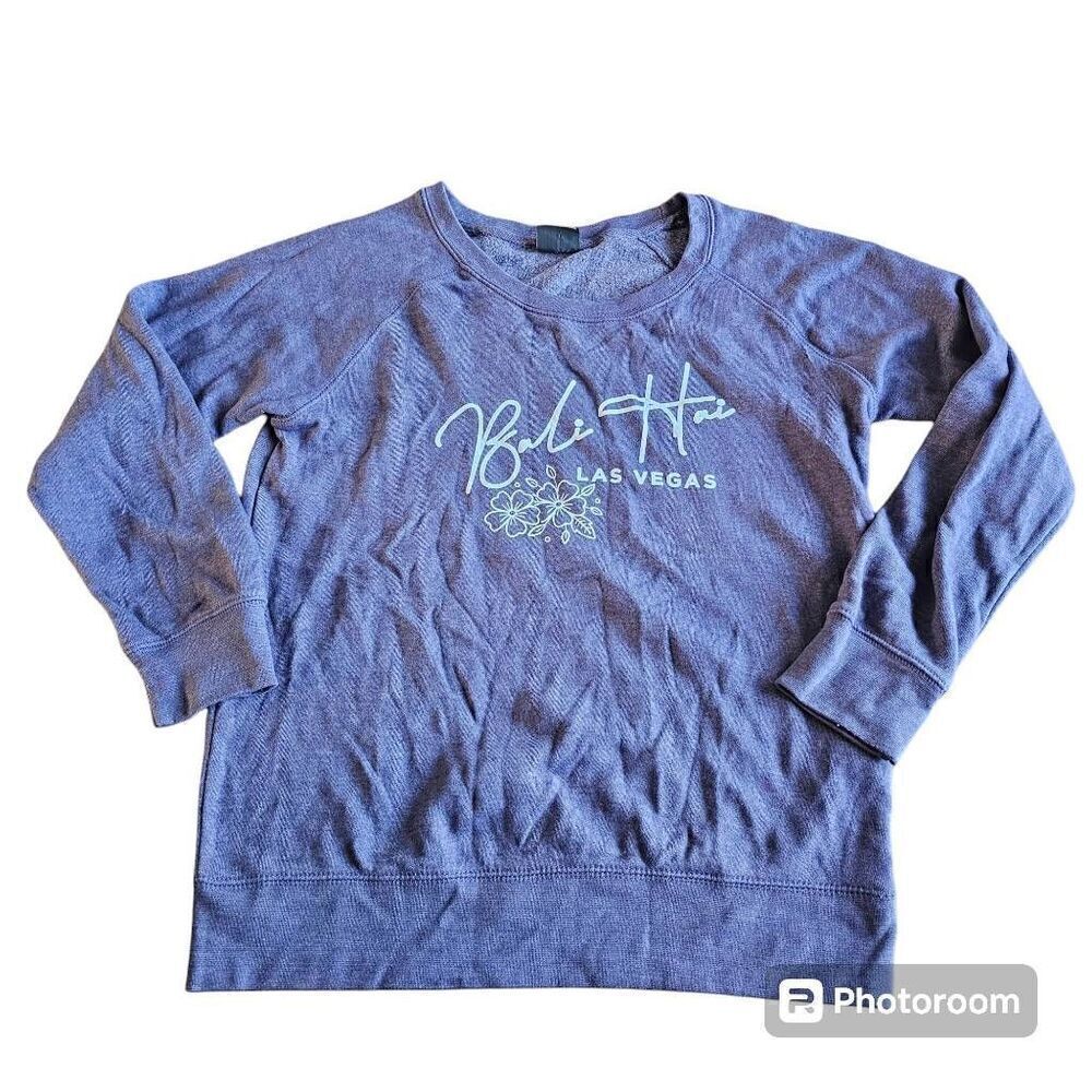 MV sport Bali Hai Las Vegas womens Sz M heathered purple sweatshirt
